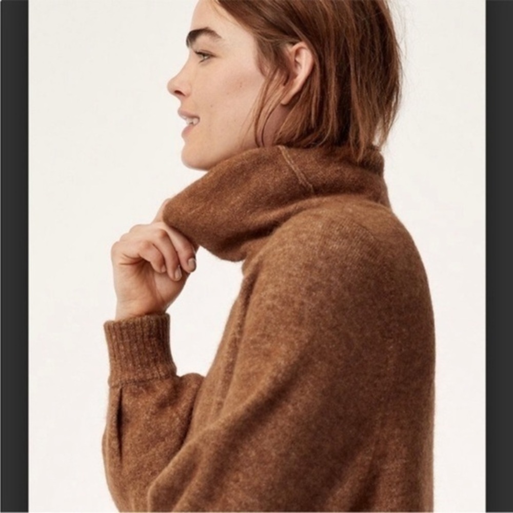 Aritzia Alpaca Wool The Group‎ Babaton Adichie Sweater Turtleneck Academia Cozy
